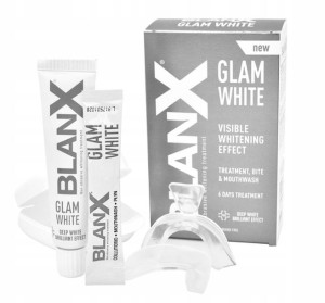 Blanx Glam White, Zestaw Pasta + Płyn + Nakladka