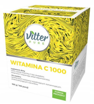 Witamina C 1000 Vitter Pure 100g/ 100 porcji