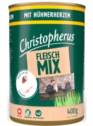 Christopherus Fleisch Mokra karma Pies serca 400g