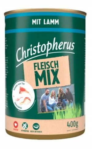Christopherus Fleisch Mokra karma Pies jagnięc400g