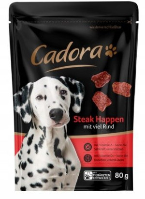 Cadora, Przysmak dla psa, polędwica wołowa, 80g