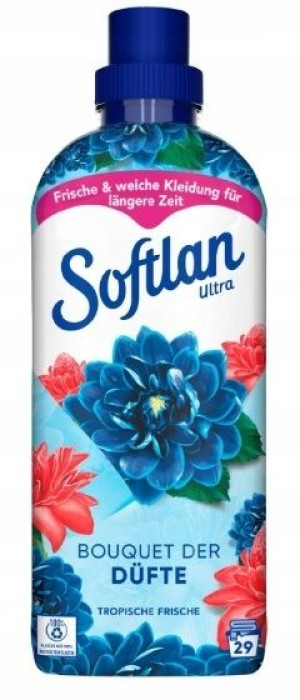 Softlan, Płyn do płukania, bukiet kwiatów, 650ml