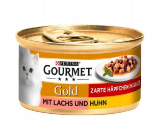 Purina, Gourmet, Mokra karma dla kota, łosoś, 85g