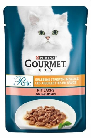 Purina, Gourmet, Mokra karma dla kota, łosoś, 85g