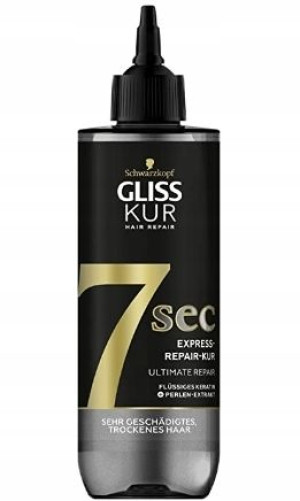 Gliss Kur, 7 Sec Express, Kuracja do włosów, 200ml