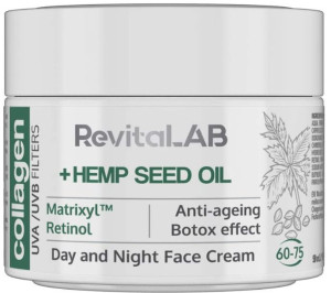 RevitaLAB, Krem przeciwzmar. z kolagenem, 50ml