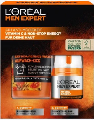Loreal, Zestaw upominkowy Hydra Energy Care, 1 szt