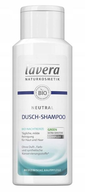 Lavera, Neutral, Szampon z bio-wiesiołkiem, 200ml