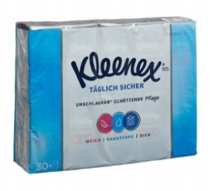 Kleenex, Chusteczki do nosa, 30x 9 sztuk