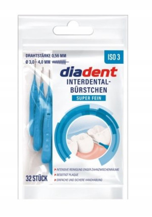 Diadent, Szczoteczki międzyzębowe ISO 3 32szt