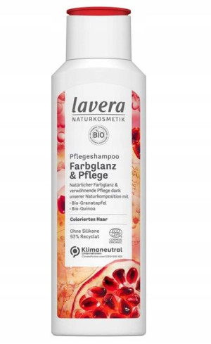 Lavera, Farbglanz Pflege, Szampon granat, 250ml