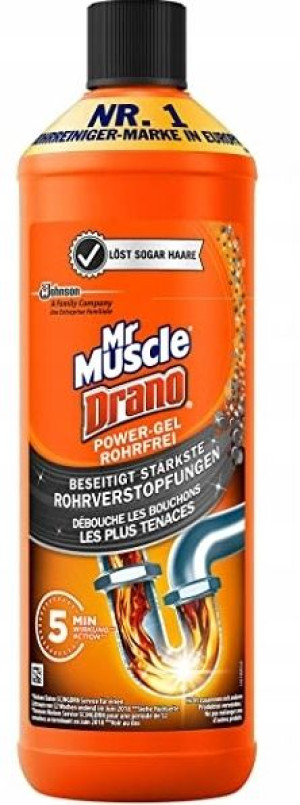 Mr Muscle Drano Power, żel do odpływów 1l