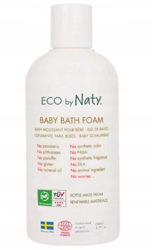 Eco by Naty, Nawilżające mydło w piance, 200 ml