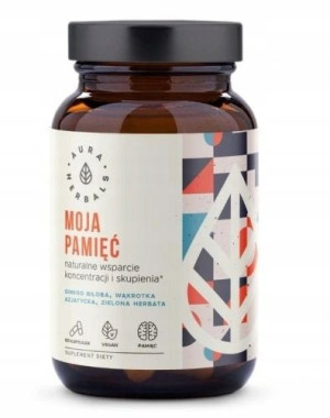 Aura Herbals Moja Pamięć koncentracja 60 kapsułek