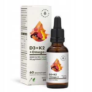 Witamina D3 + K2 + Omega-3 krople 30 ml