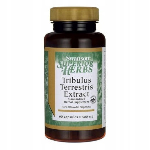 Swanson Tribulus Terrestris 500mg 60 kapsułek