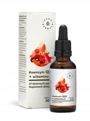 Koenzym Q10 + witamina E krople 30 ml