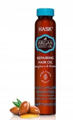 Hask, Argan, Olejek do włosów, 18ml