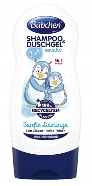 Bubchen, Sanfte Lieblinge, Żel pod prysznic, 230ml