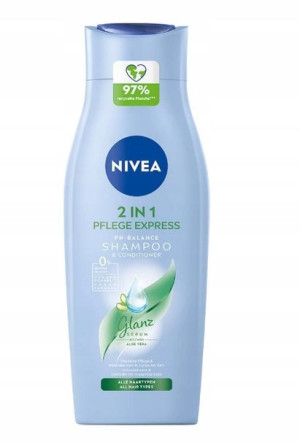 Nivea, Pflege Express, Szampon, 400 ml
