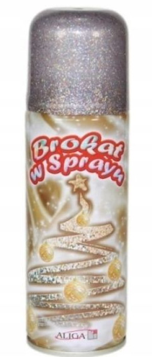 Brokat w sprayu wielokolorowy, 250 ml