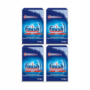 Finish, Sól do zmywarki, 4x1,5kg