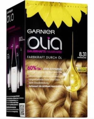Garnier Olia, 8,31 Miodowy blond, Farba do włosów