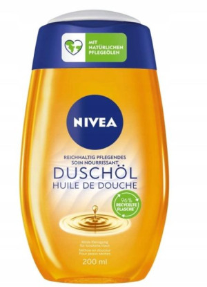 Nivea, Naturalny olejek pod prysznic, 200 ml