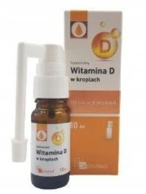 Witamina D3 w kroplach, 10 ml
