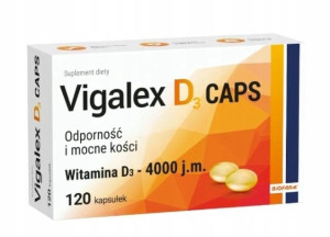 Vigalex D3 Caps 4000 j.m., 60 kapsułek