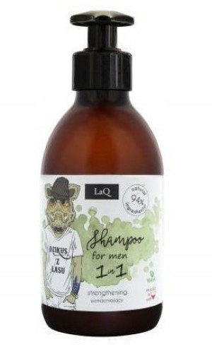 LaQ, Szampon dla facetów 1w1 , dzik, 300 ml