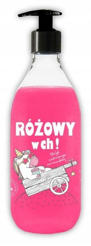 LaQ ,Różowy w ch! Żel do mycia ciała i rąk, 500 ml