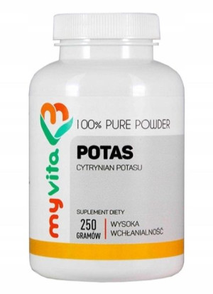 MyVita, Potas, Cytrynian potasu, 250g