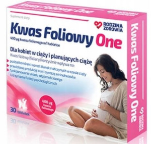 Rodzina Zdrowia Kwas Foliowy One 30 tabletek