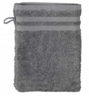 Ebelin, Myjka frotte, szara, 15x21cm, 1 sztuka