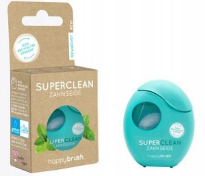 Happybrush Nić dentystyczna Super Clean 40 m