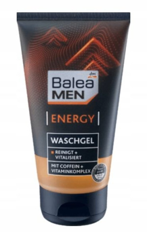 Balea Men Energy, żel myjący do twarzy, 150 ml
