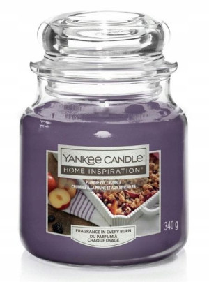 Yankee Candle Plum Berry Crumble Świeca 340g