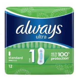 Always Ultra Size 1 Podpaski ze skrzydełkami12szt