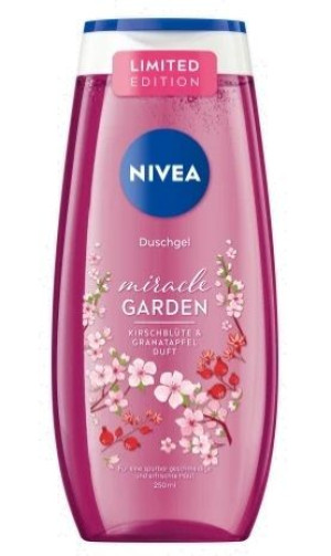 Nivea Żel Miracle garden kwiat wiśni granat 250ml