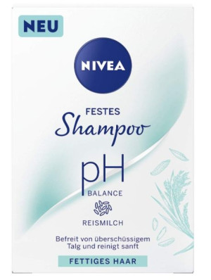 Nivea, Szampon w kostce z mleczkiem ryżowym, 75g