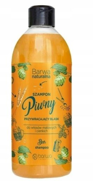 Barwa Naturalna Szampon piwny, 500 ml