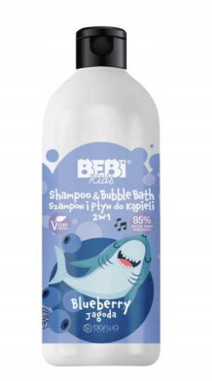 Barwa Bebi, Szampon i Płyn do kąpieli Jagoda 500ml