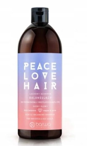 Barwa Peace Love Hair Łagodny szampon 480 ml