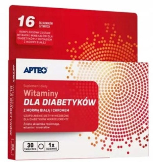 Apteo Witaminy dla diabetyków, 30 tabletek