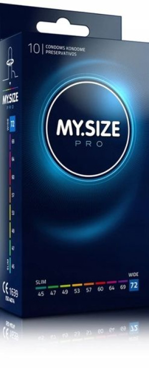 My Size PRO, Prezerwatywy 72mm, 10 sztuk