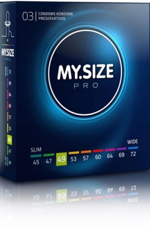 My Size PRO, Prezerwatywy 49mm, 3 sztuk