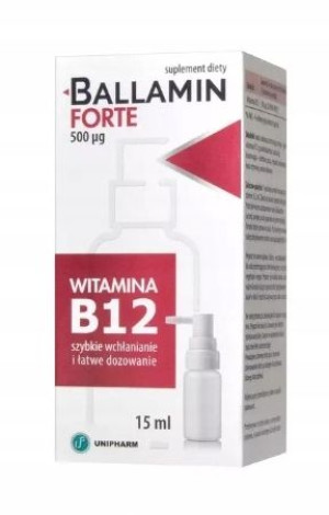 Ballamin Forte, Spray do ust, 15 ml