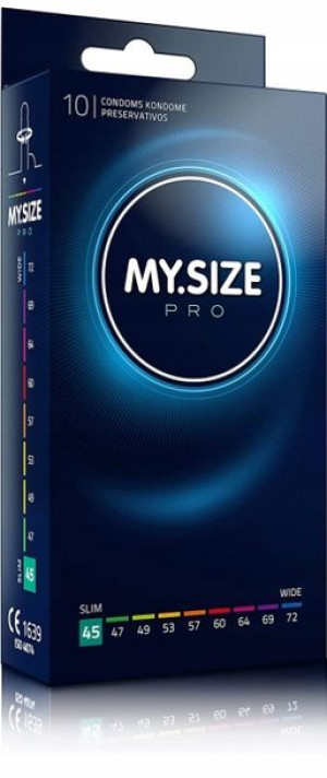 My Size PRO, Prezerwatywy 45mm, 10 sztuk