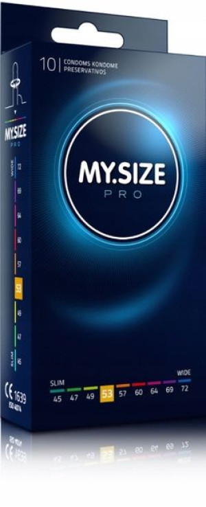 My Size PRO, Prezerwatywy 53mm, 10 sztuk